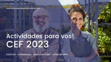 Participa de las actividades 2023 diseñadas especialmente para negocios de familia